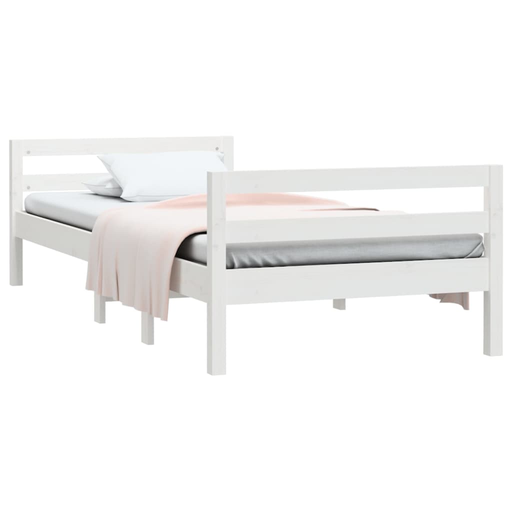 8720287215158_g_en_hd_1 vidaXL Bed Frame without Mattress White 90x190 cm Solid Wood Pine - Image 3