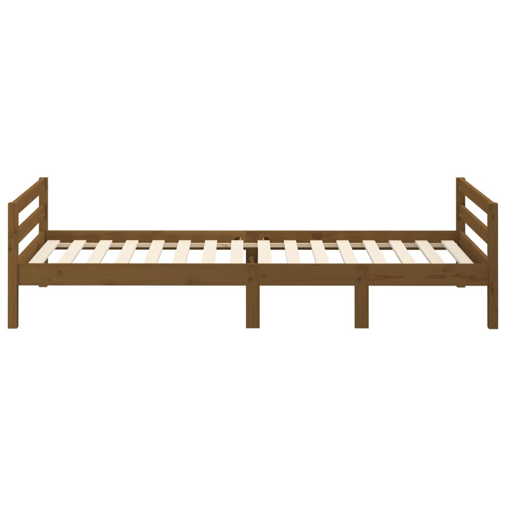 8720287215172_g_en_hd_4 vidaXL Bed Frame without Mattress Honey Brown 90x190 cm Solid Wood Pine - Image 6