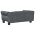 vidaXL Dog Bed Dark Grey 70x45x30 cm Velvet - Image 5