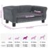 vidaXL Dog Bed Dark Grey 70x45x30 cm Velvet - Image 7