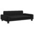 vidaXL Dog Bed Black 90x53x30 cm Faux Leather - Image 2