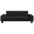 vidaXL Dog Bed Black 90x53x30 cm Faux Leather - Image 3