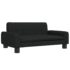 vidaXL Dog Bed Black 70x45x30 cm Fabric - Image 2