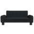 vidaXL Dog Bed Black 70x45x30 cm Fabric - Image 3