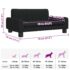 vidaXL Dog Bed Black 70x45x30 cm Fabric - Image 7