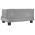 vidaXL Dog Bed Light Grey 60x40x30 cm Velvet - Image 5