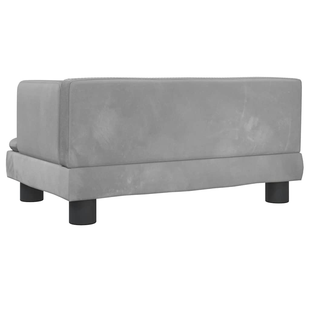 8720287218906_g_en_hd_3 vidaXL Dog Bed Light Grey 60x40x30 cm Velvet - Image 5