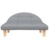 vidaXL Dog Bed Light Grey 70x52x30 cm Fabric - Image 3
