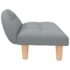 vidaXL Dog Bed Light Grey 70x52x30 cm Fabric - Image 4