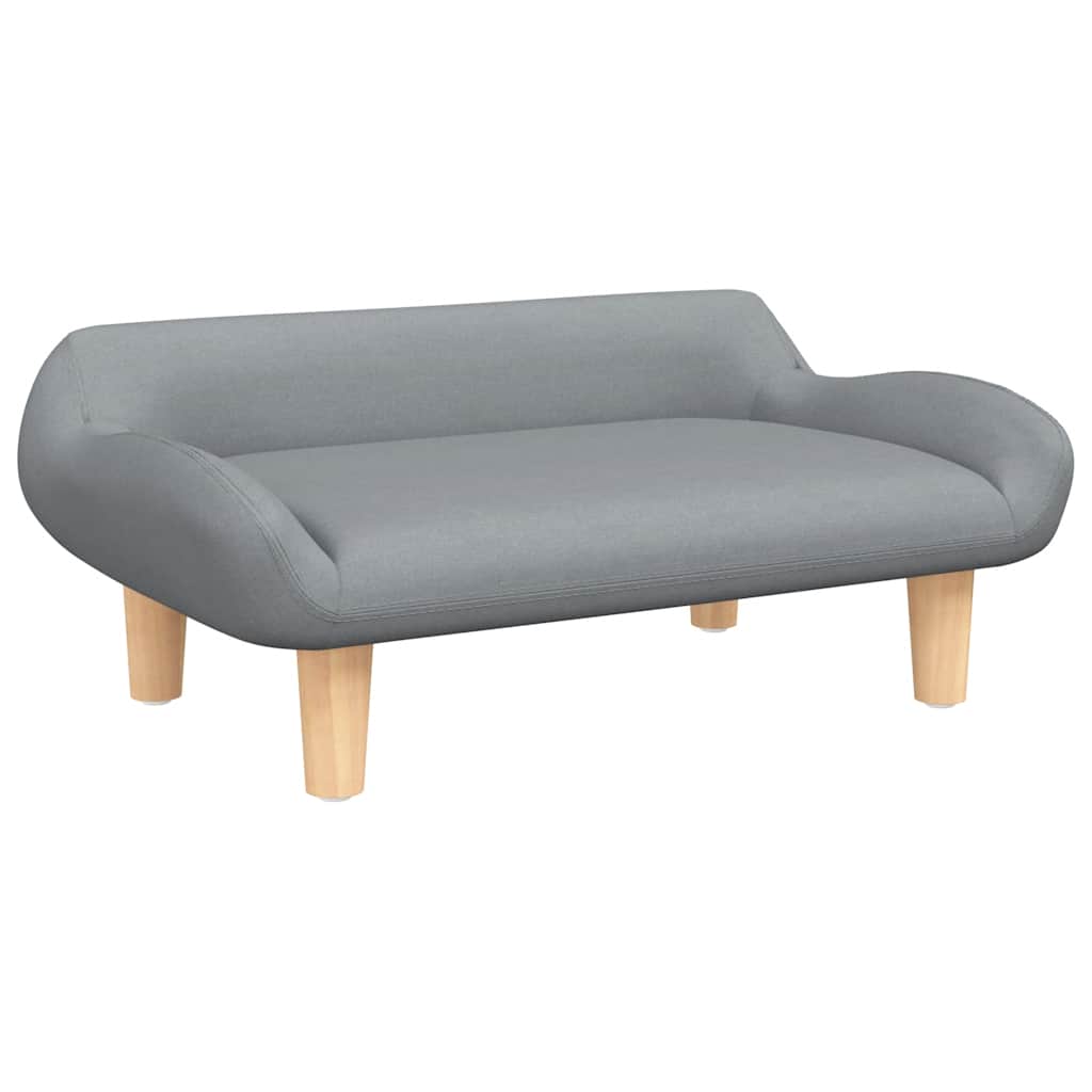 8720287219293_a_en_hd_1 vidaXL Dog Bed Light Grey 70x40x24 cm Fabric - Image 2