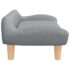 vidaXL Dog Bed Light Grey 70x40x24 cm Fabric - Image 4