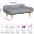 vidaXL Dog Bed Light Grey 70x40x24 cm Fabric - Image 7