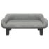 vidaXL Dog Bed Light Grey 70x40x24 cm Velvet - Image 3