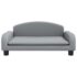 vidaXL Dog Bed Light Grey 70x45x30 cm Fabric - Image 3