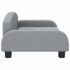 vidaXL Dog Bed Light Grey 70x45x30 cm Fabric - Image 4