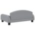 vidaXL Dog Bed Light Grey 70x45x30 cm Fabric - Image 5