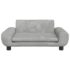 vidaXL Dog Bed Light Grey 70x45x33 cm Velvet - Image 3