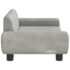 vidaXL Dog Bed Light Grey 70x45x33 cm Velvet - Image 4