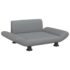 vidaXL Dog Bed Light Grey 70x45x28 cm Fabric - Image 2