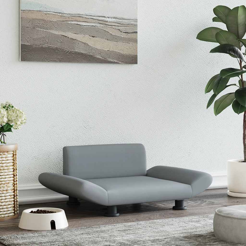8720287219798_m_en_hd_1 vidaXL Dog Bed Light Grey 70x45x28 cm Fabric - Image 1