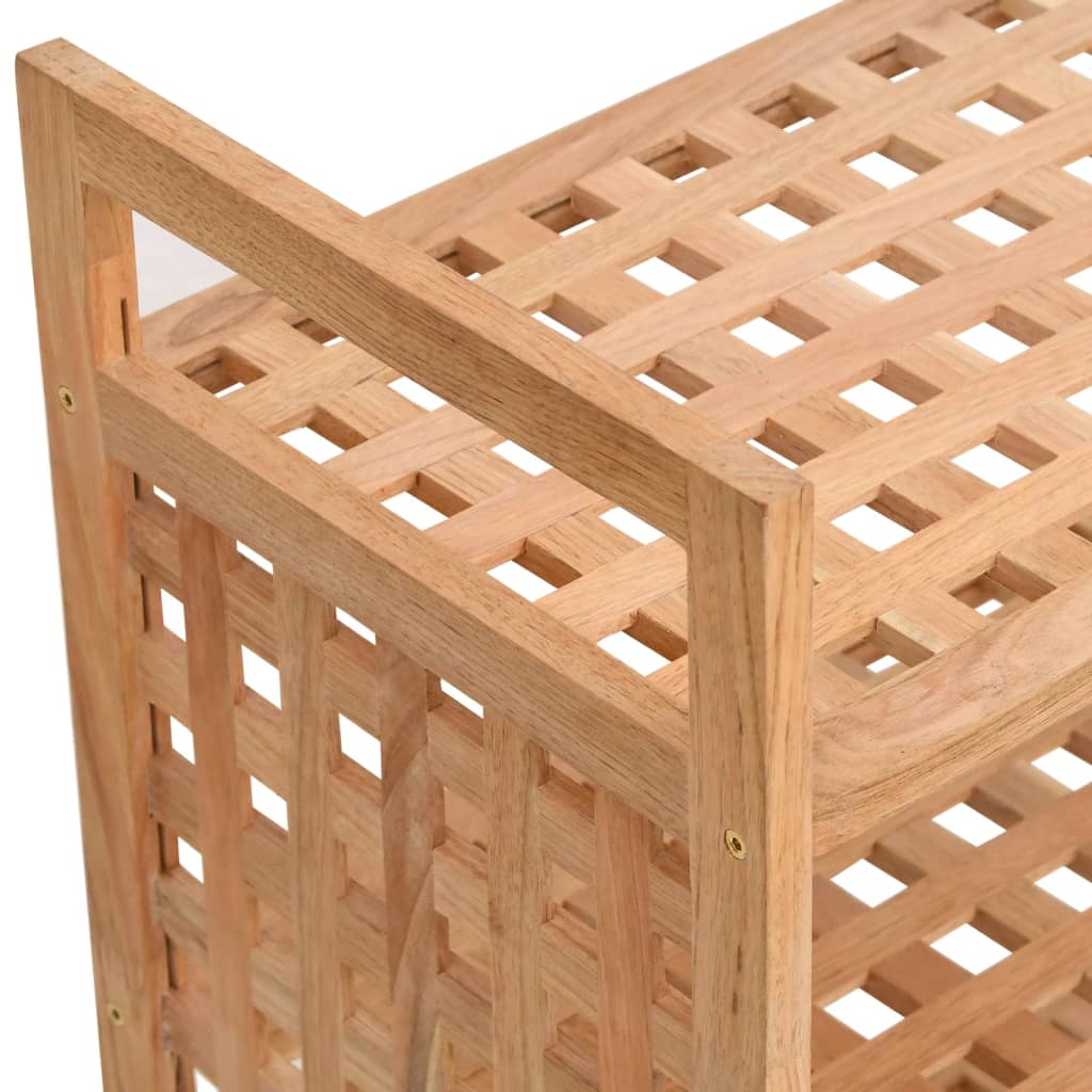 8720287220404_g_en_hd_5 vidaXL Shoe Rack with Drawer 70x27x81 cm Solid Wood Walnut - Image 8