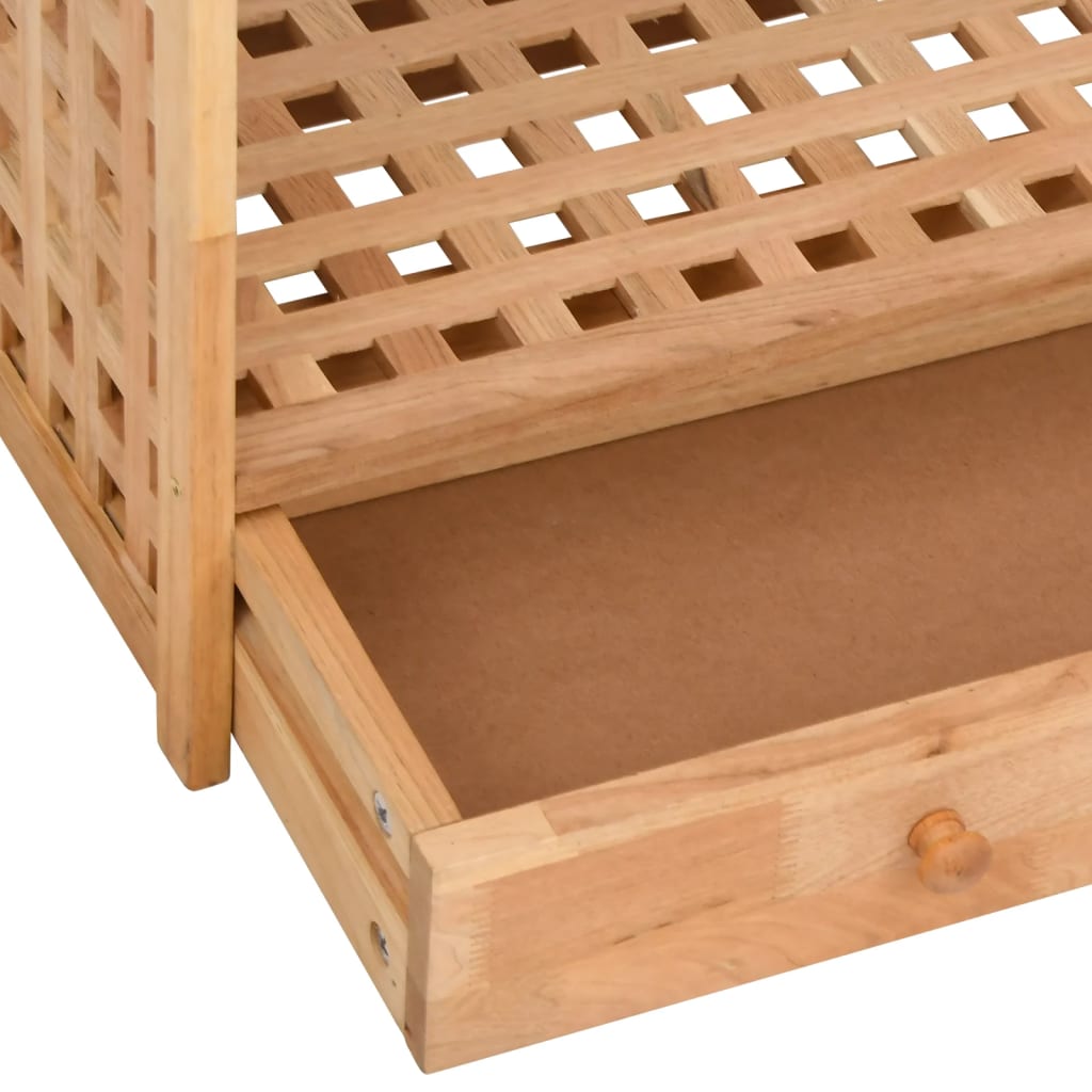 8720287220404_g_en_hd_6 vidaXL Shoe Rack with Drawer 70x27x81 cm Solid Wood Walnut - Image 9