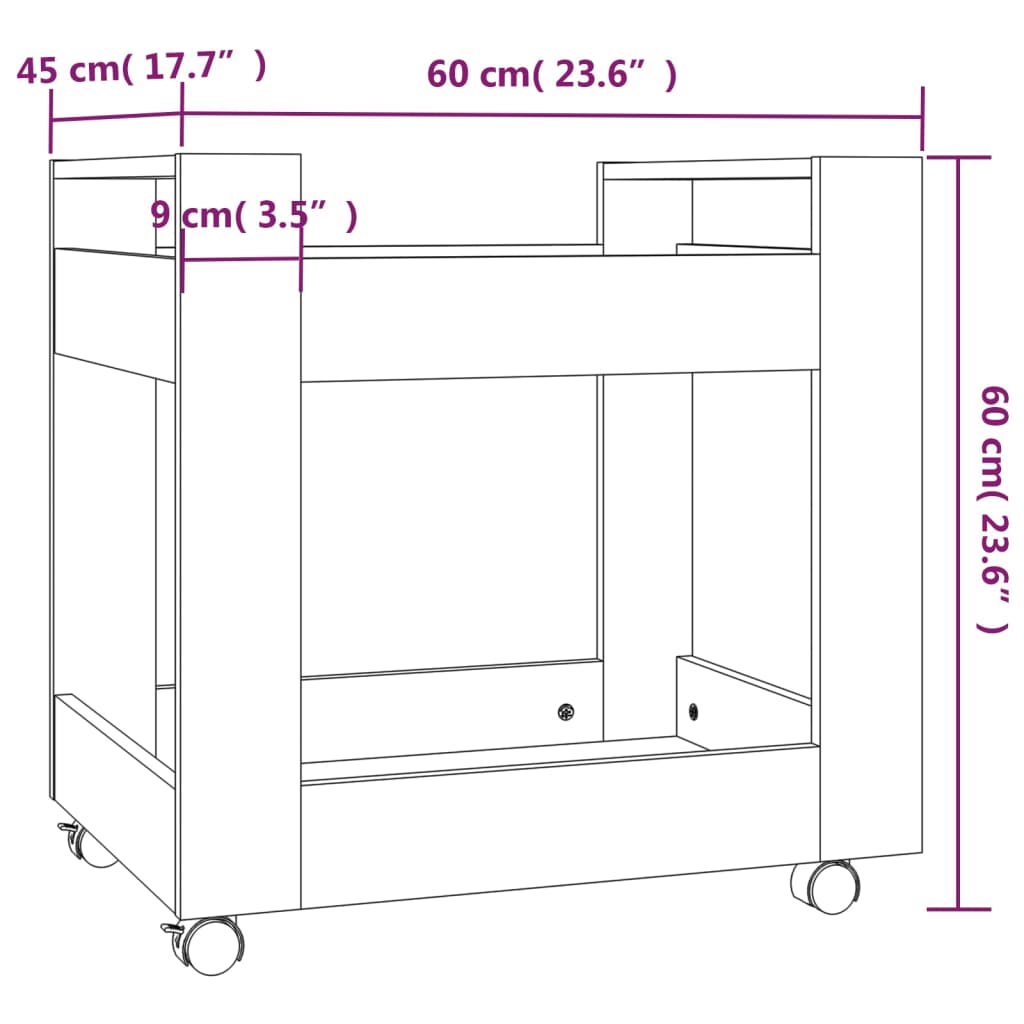8720287221166_g_en_hd_6 vidaXL Desk Trolley White 60x45x60 cm Engineered Wood - Image 8
