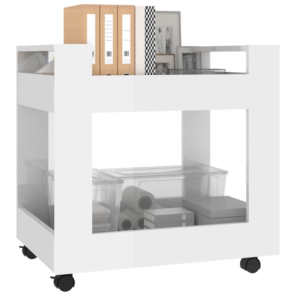 8720287221180_g_en_hd_1 vidaXL Desk Trolley High Gloss White 60x45x60 cm Engineered Wood - Image 3