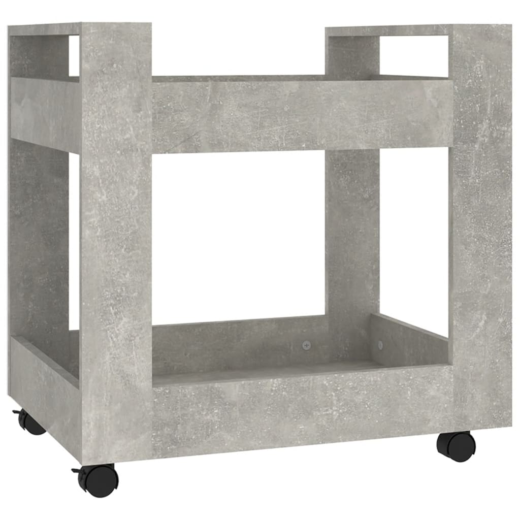 8720287221203_a_en_hd_1 vidaXL Desk Trolley Concrete Grey 60x45x60 cm Engineered Wood - Image 2