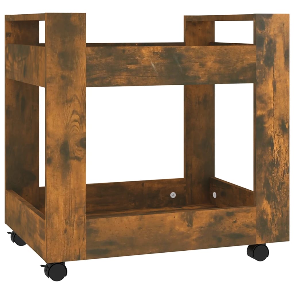 8720287221210_a_en_hd_1 vidaXL Desk Trolley Smoked Oak 60x45x60 cm Engineered Wood - Image 2