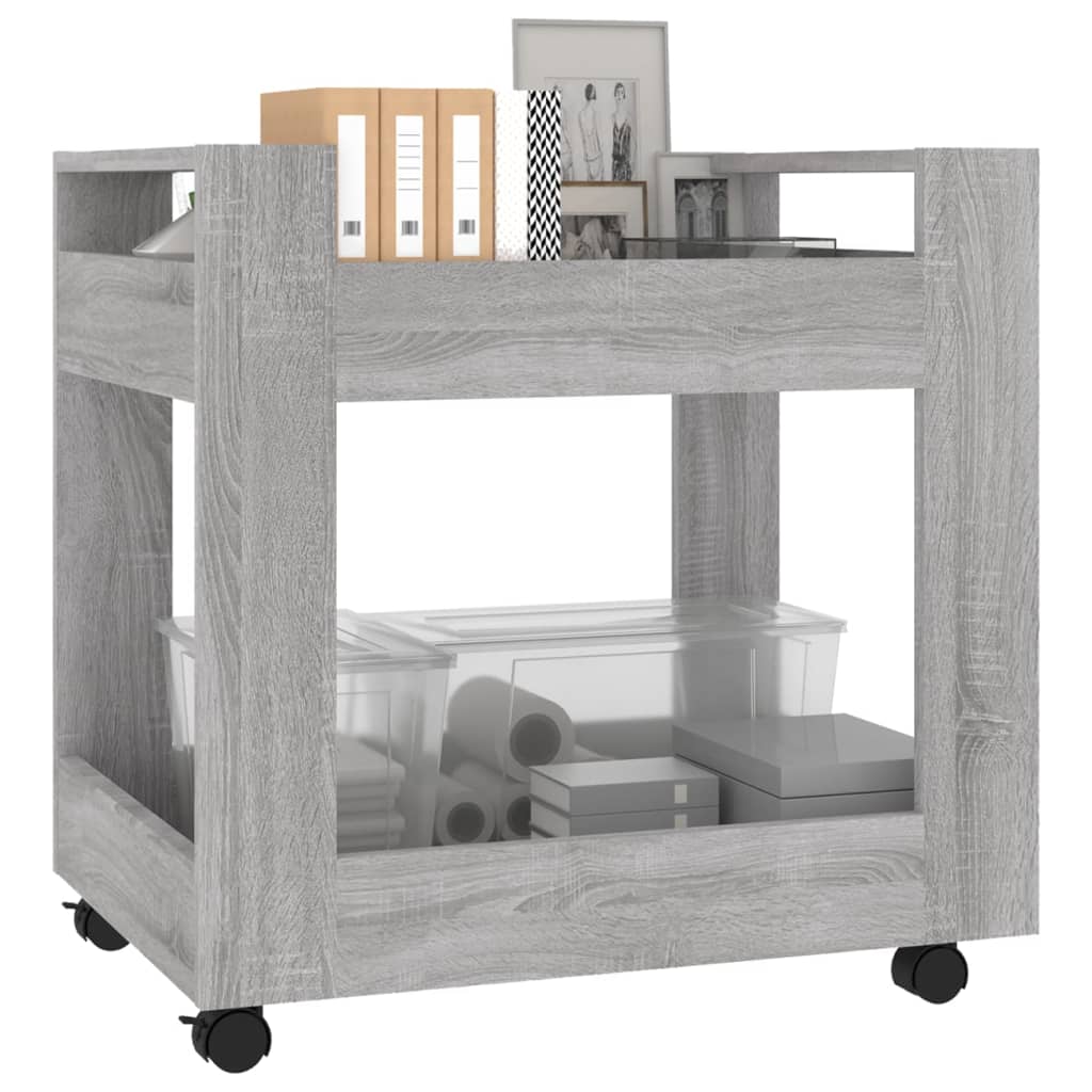 8720287221227_g_en_hd_1 vidaXL Desk Trolley Grey Sonoma 60x45x60 cm Engineered Wood - Image 3