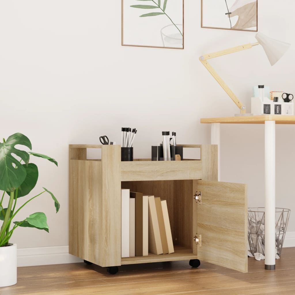 8720287221272_g_en_hd_1 vidaXL Desk Trolley Sonoma Oak 60x45x60 cm Engineered Wood - Image 3