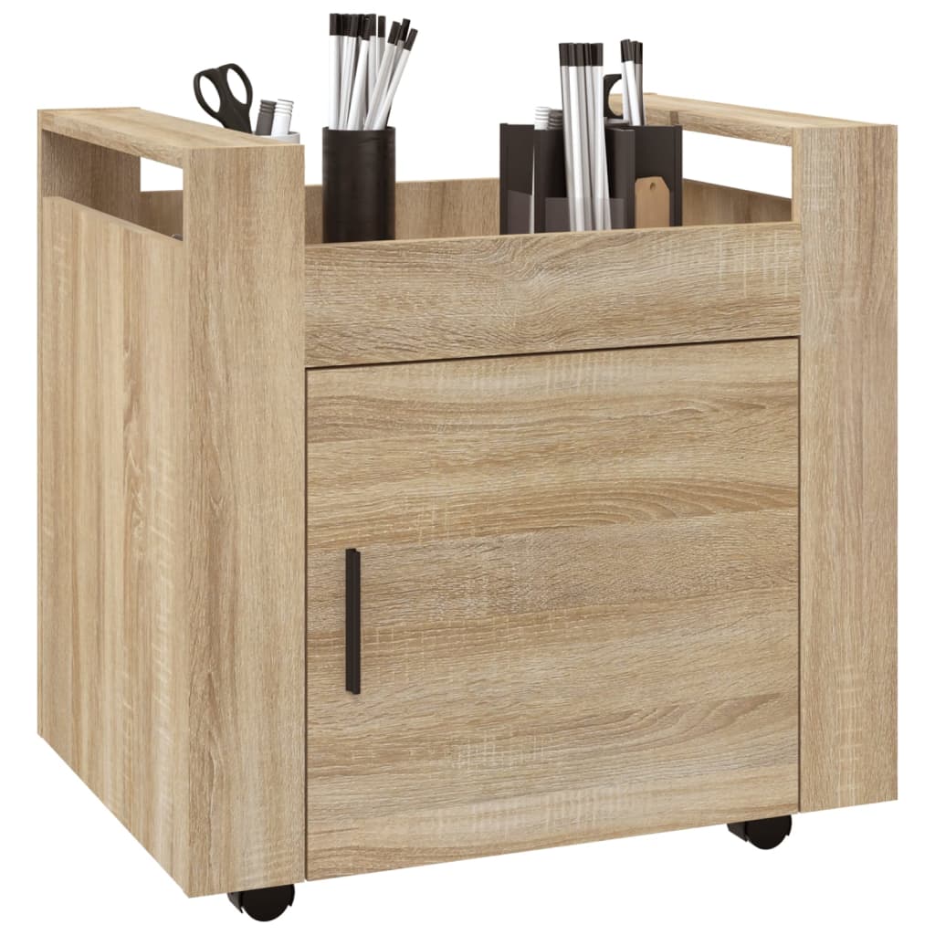 8720287221272_g_en_hd_2 vidaXL Desk Trolley Sonoma Oak 60x45x60 cm Engineered Wood - Image 4