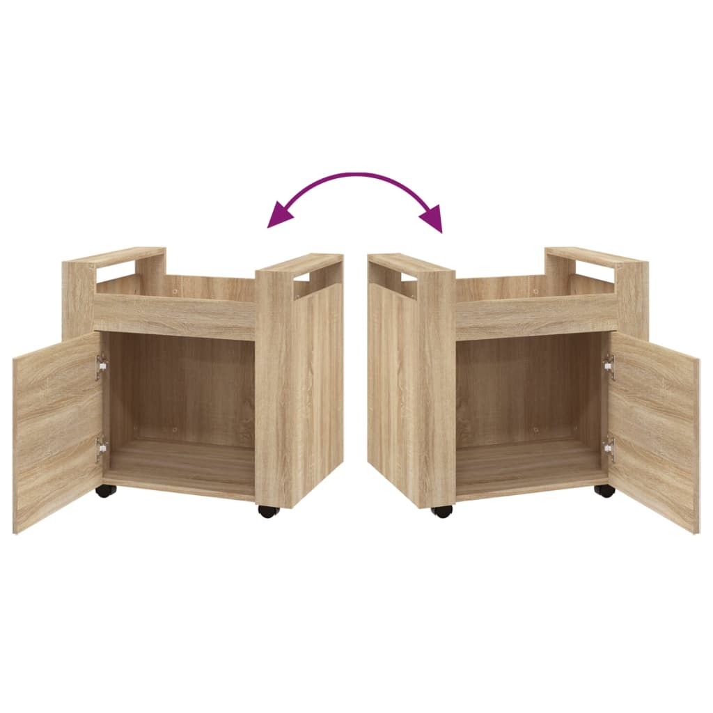 8720287221272_g_en_hd_7 vidaXL Desk Trolley Sonoma Oak 60x45x60 cm Engineered Wood - Image 9
