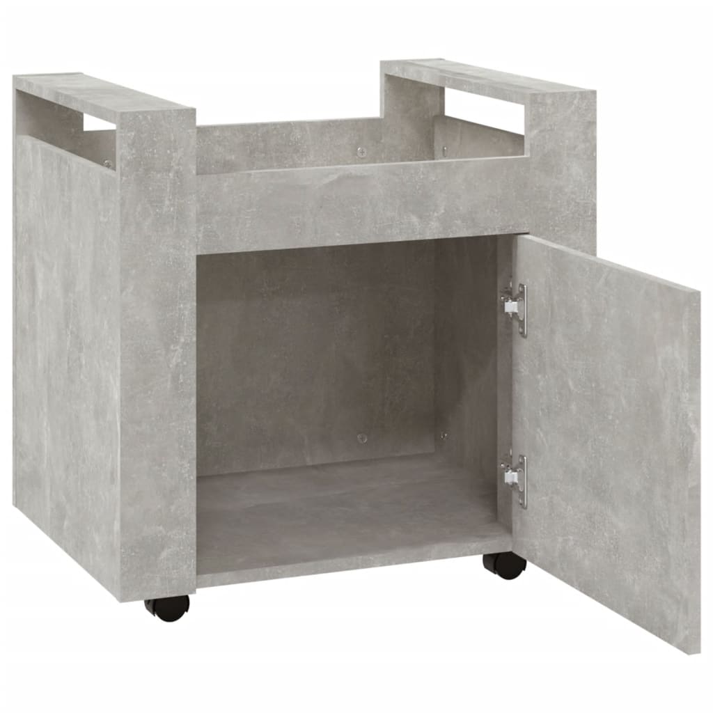 8720287221289_g_en_hd_5 vidaXL Desk Trolley Concrete Grey 60x45x60 cm Engineered Wood - Image 7