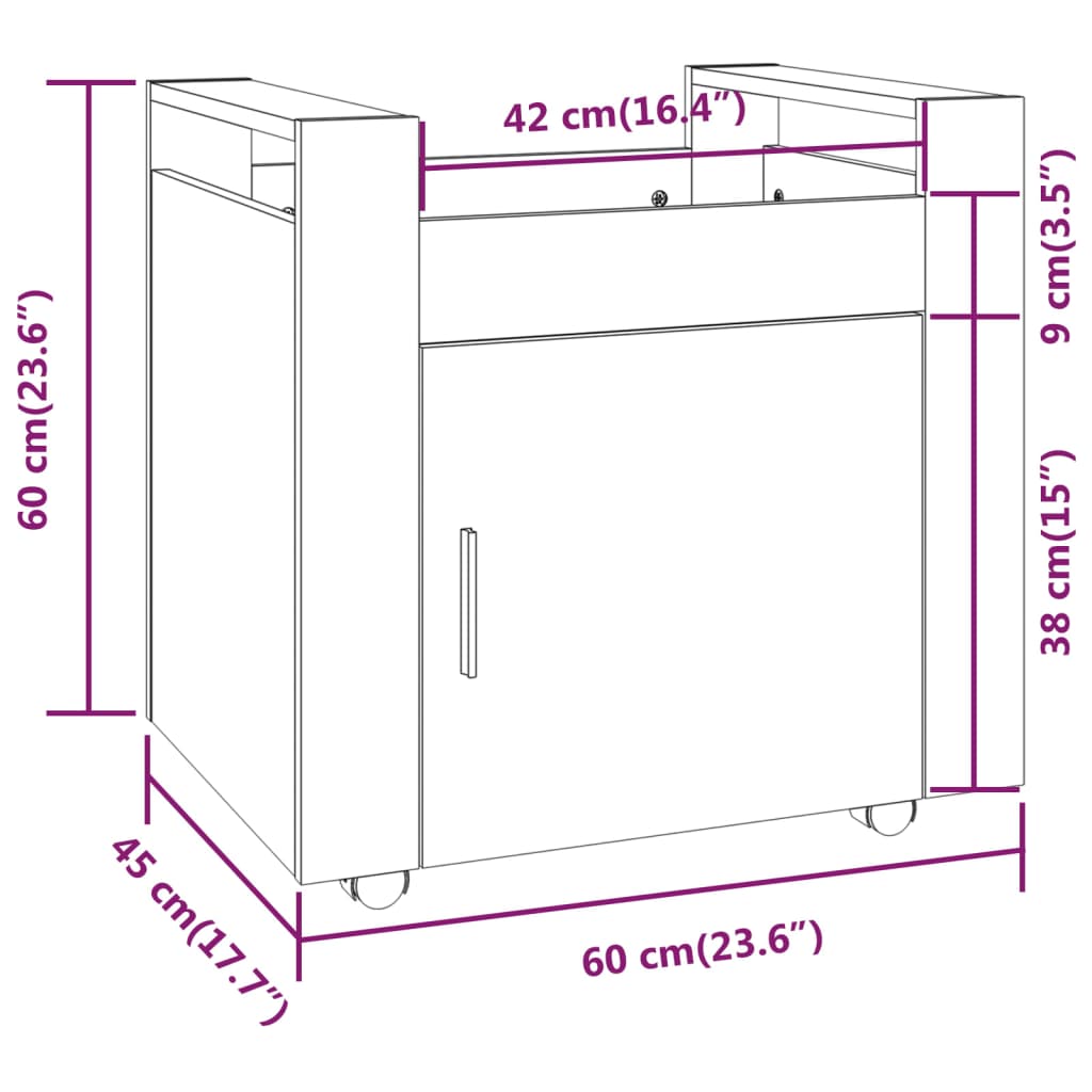 8720287221302_g_en_hd_9 vidaXL Desk Trolley Grey Sonoma 60x45x60 cm Engineered Wood - Image 11