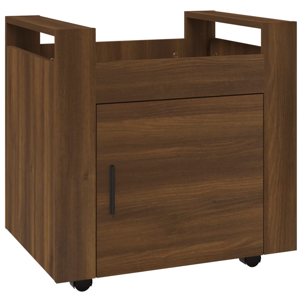 8720287221319_a_en_hd_1 vidaXL Desk Trolley Brown Oak 60x45x60 cm Engineered Wood - Image 2