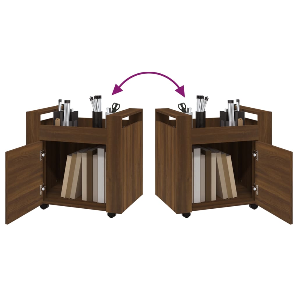 8720287221319_g_en_hd_7 vidaXL Desk Trolley Brown Oak 60x45x60 cm Engineered Wood - Image 9