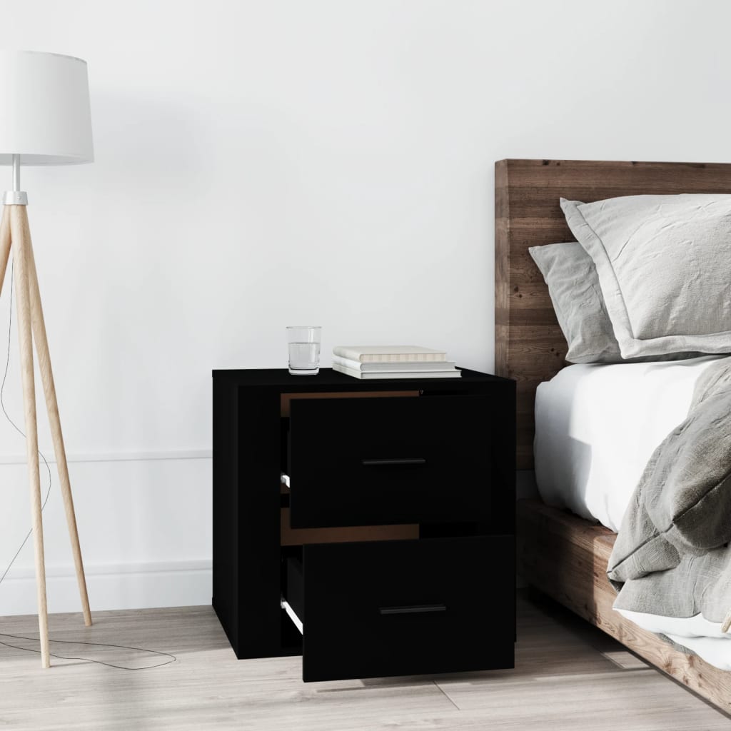 8720287221494_g_en_hd_1 vidaXL Bedside Cabinet Black 50x39x47 cm - Image 3