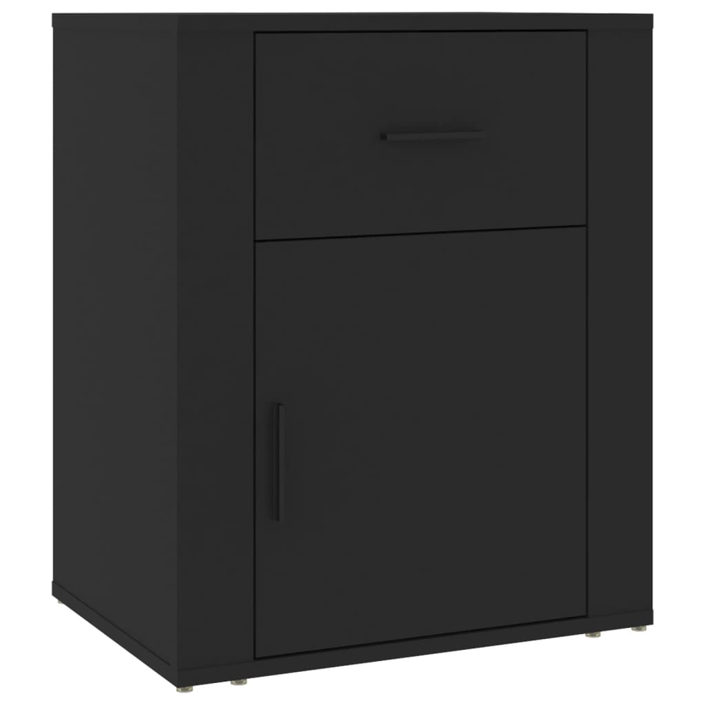 8720287221654_a_en_hd_1 vidaXL Bedside Cabinet Black 50x36x60 cm Engineered Wood - Image 2
