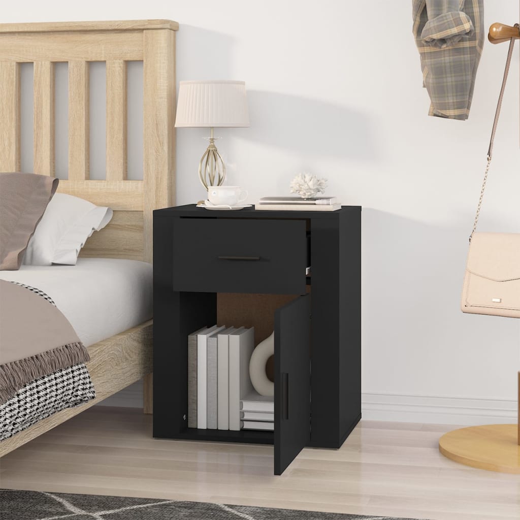 8720287221654_g_en_hd_1 vidaXL Bedside Cabinet Black 50x36x60 cm Engineered Wood - Image 4