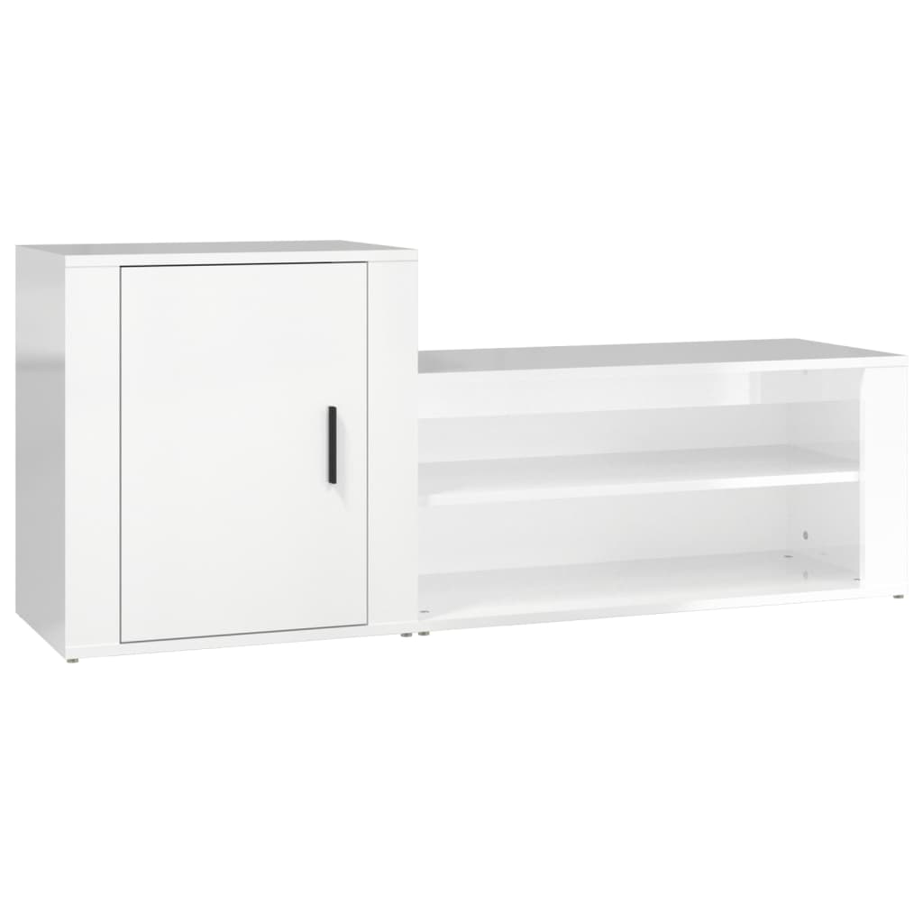 8720287221906_a_en_hd_1 vidaXL Shoe Cabinet High Gloss White 130x35x54 cm Engineered Wood - Image 2