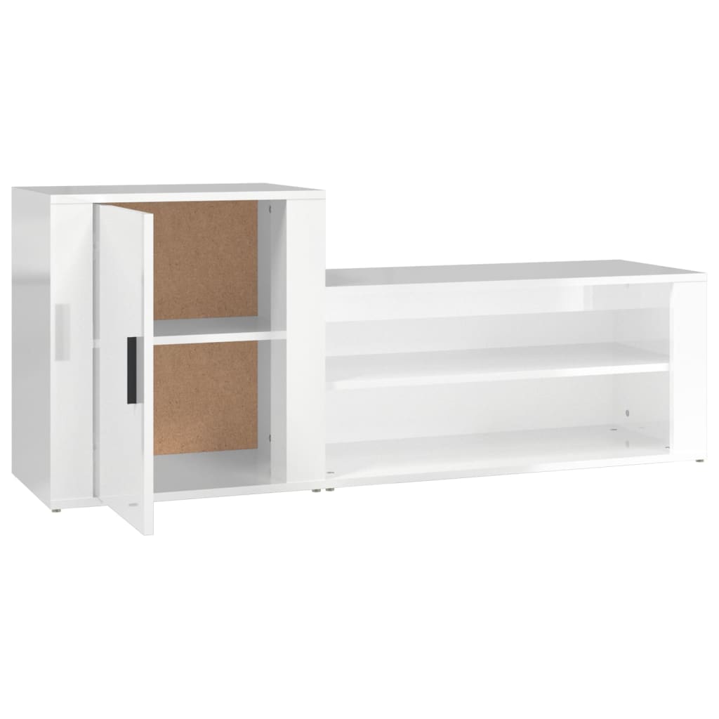 8720287221906_g_en_hd_4 vidaXL Shoe Cabinet High Gloss White 130x35x54 cm Engineered Wood - Image 7