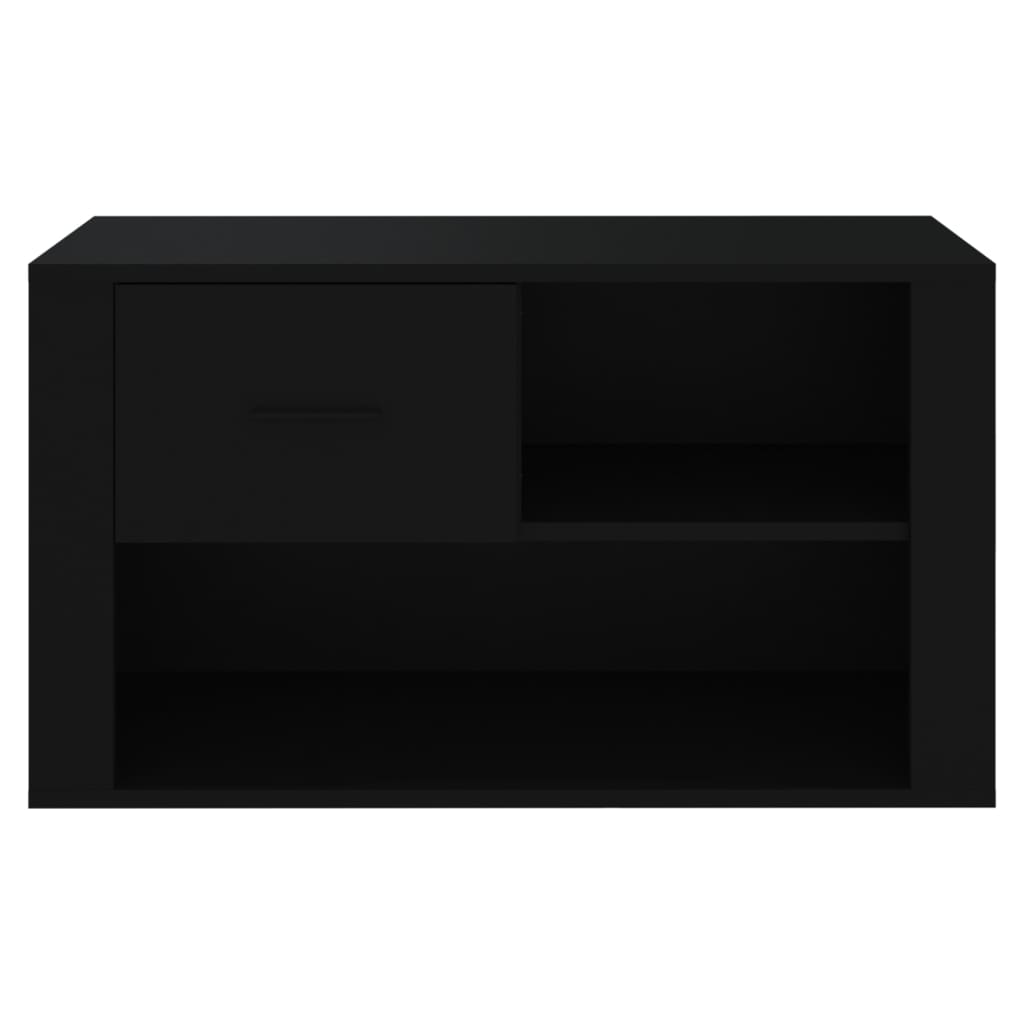 8720287221975_g_en_hd_3 vidaXL Shoe Cabinet Black 80x35x45 cm Engineered Wood - Image 5