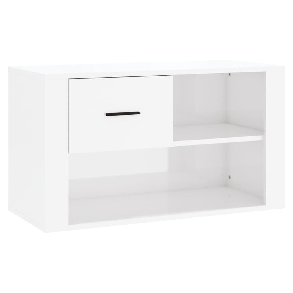 8720287221982_a_en_hd_1 vidaXL Shoe Cabinet High Gloss White 80x35x45 cm Engineered Wood - Image 2