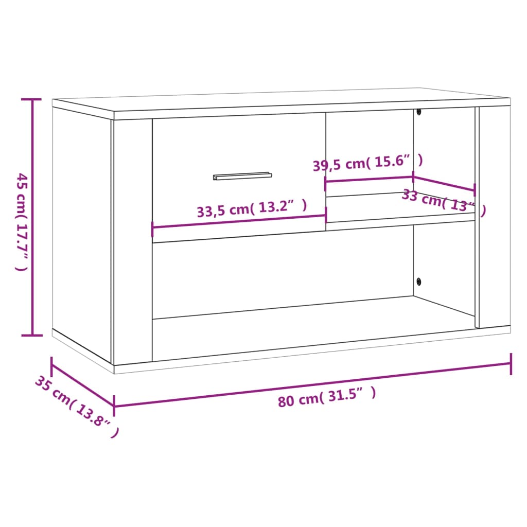 8720287221982_g_en_hd_7 vidaXL Shoe Cabinet High Gloss White 80x35x45 cm Engineered Wood - Image 9