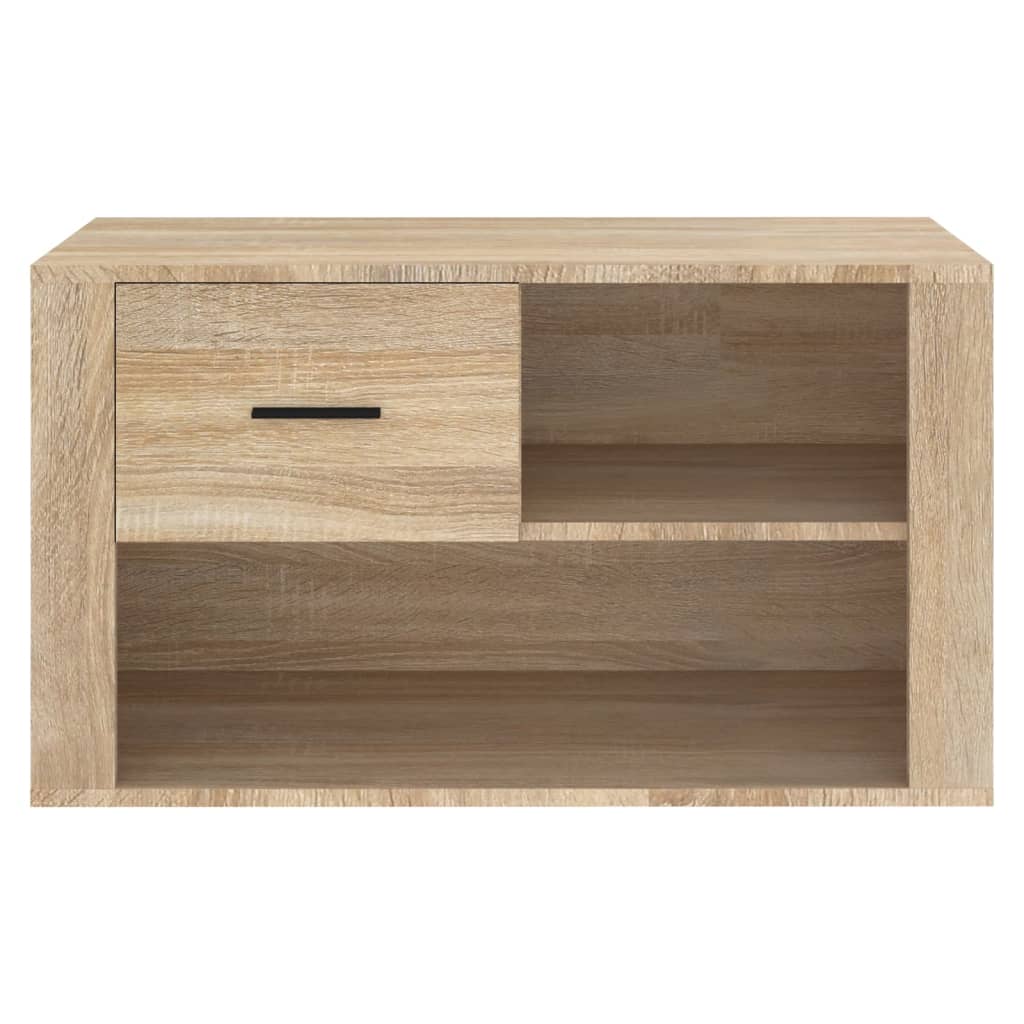 8720287221999_g_en_hd_3 vidaXL Shoe Cabinet Sonoma Oak 80x35x45 cm Engineered Wood - Image 5