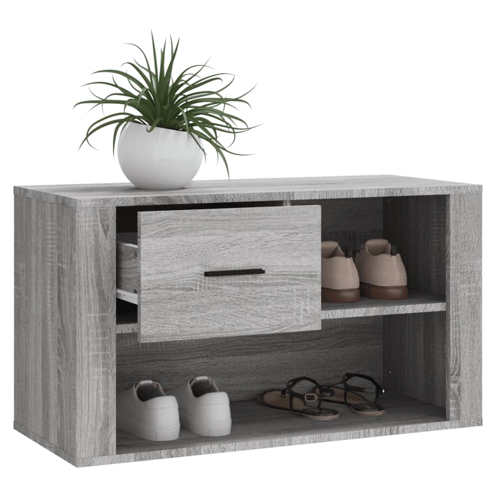 8720287222026_g_en_hd_2 vidaXL Shoe Cabinet Grey Sonoma 80x35x45 cm Engineered Wood - Image 4