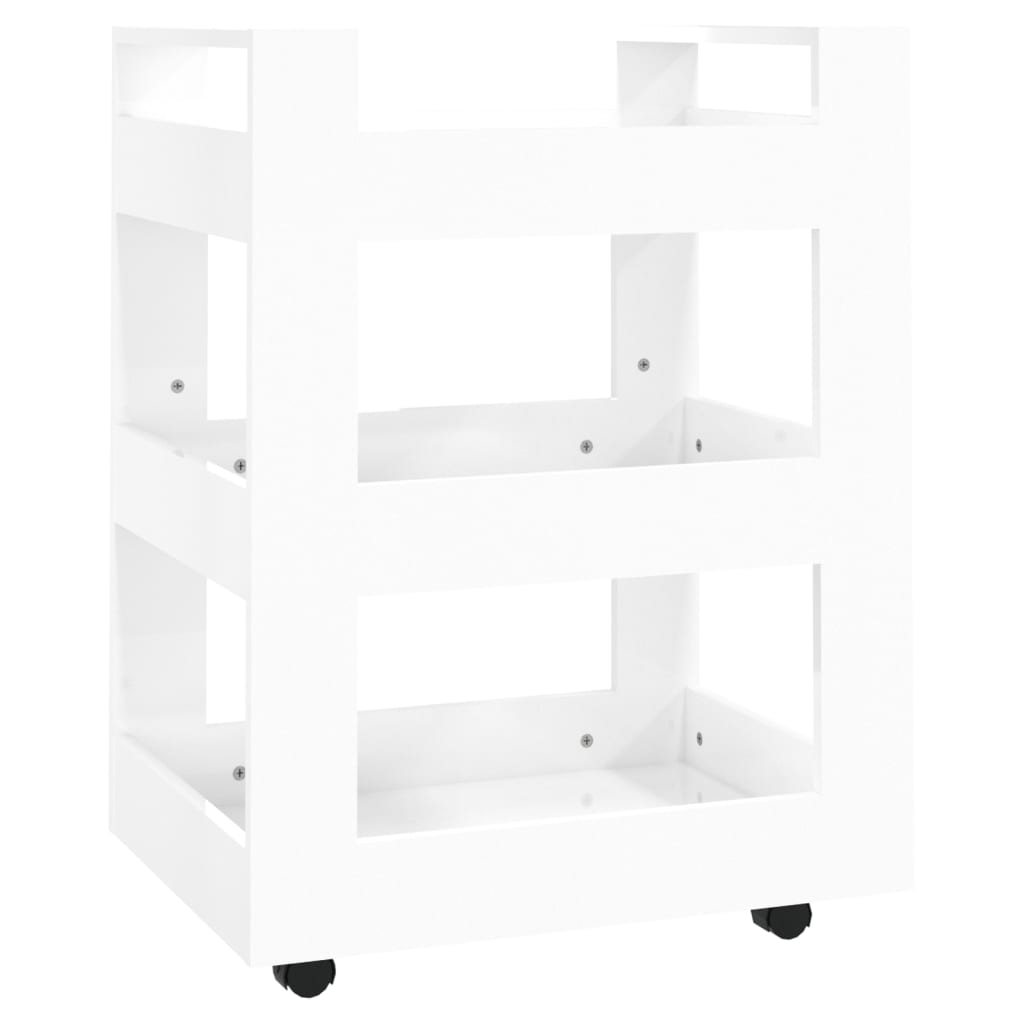 8720287222224_a_en_hd_1 vidaXL Kitchen Trolley High Gloss White 60x45x80 cm Engineered Wood - Image 2