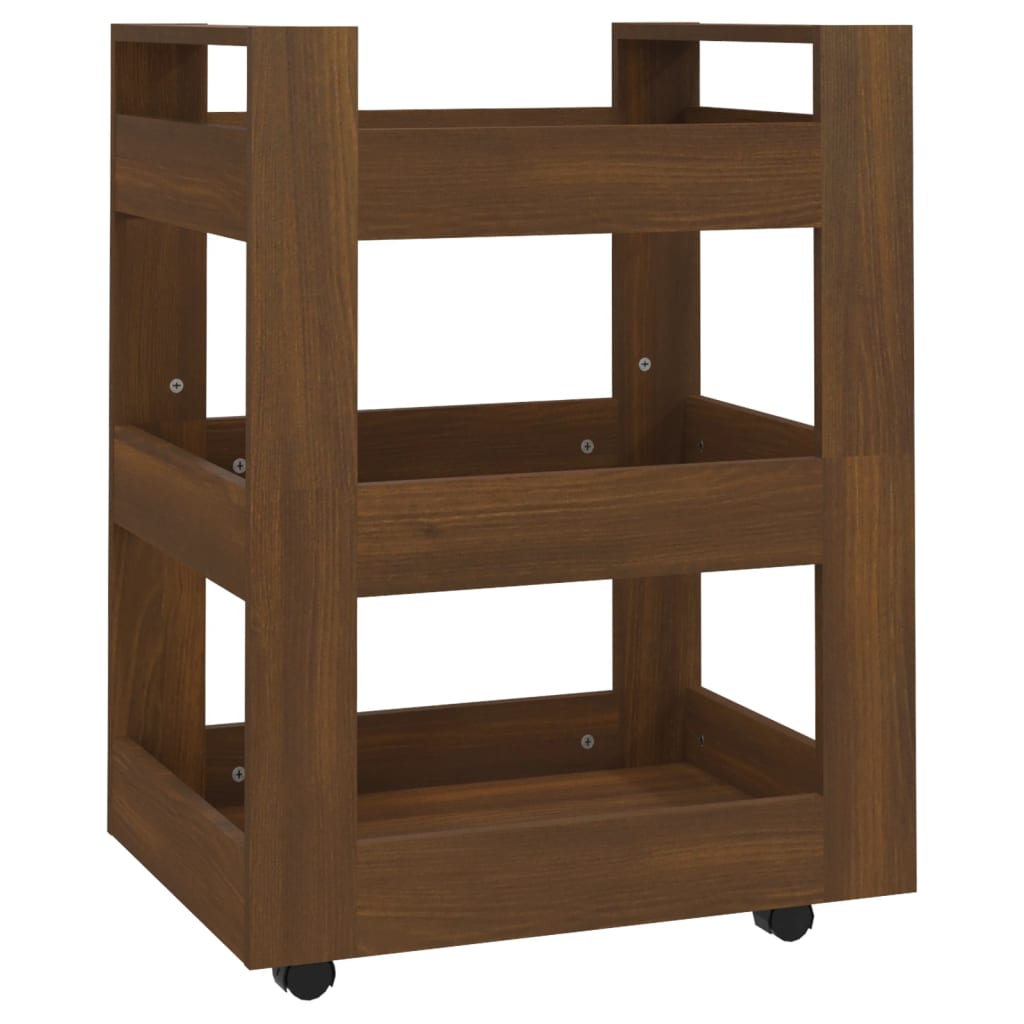8720287222279_a_en_hd_1 vidaXL Kitchen Trolley Brown Oak 60x45x80 cm Engineered Wood - Image 2